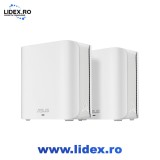 Sistem Wireless Mesh Gigabit ASUS ZenWiFi BD4, Wi-Fi 7, Dual-Band 688 + 2882 Mbps, 2 Buc, alb