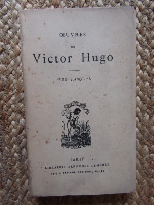 BUG JARGAL - VICTOR HUGO (CARTE IN LIMBA FRANCEZA) foto