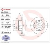 Set disc frana Skoda Octavia 3 (5e3 Nl3 Nr3) 11.12-03.21 , Spate, 253X10mm, plin, BREMBO