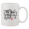 Cana alba personalizata &#039;All you need is love&#039;, INOVATIX&reg;. 330ml