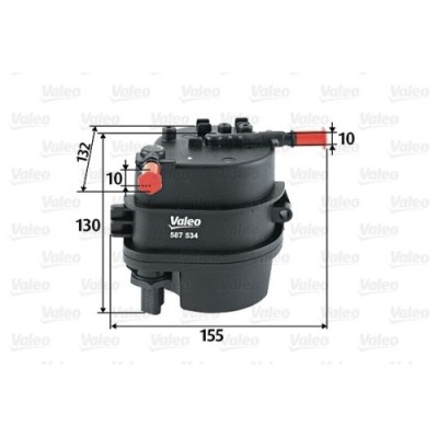 Valeo filtru combustibil foto