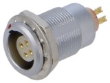Conector circular MH CONNECTORS 4 pini 7A IP50 soclu 0B mamă lipire drept MHCP0B04SS