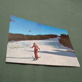 CARTE POSTALA- PALTINIS-PIRTIA DE SCHI CIRCULATA