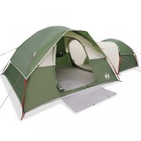 Cumpara ieftin Cort de camping pentru 5 persoane, verde, impermeabil