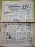 ziarul sportul popular 21 martie 1967 - articol echipa de fotbal crisul oradea si universitatea craiova