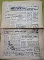 ziarul sportul popular 21 martie 1967 - articol echipa de fotbal crisul oradea si universitatea craiova