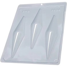 Forma pentru ciocolata BWB 9829, 18.5 x 24 cm, plastic, silicon, transparent