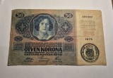 50 Korona Coroane 1914 Timbru Special Romania