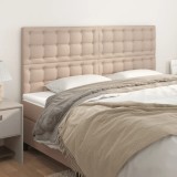 Cumpara ieftin Tăblii de pat 4 buc, cappuccino 80x5x78/88 cm piele ecologică