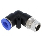 Racord push-in unghi PBT R 1/4 0&divide;60&deg;C 0,95&divide;15bar