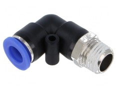 Racord push-in unghi PBT R 1/4 0&divide;60&deg;C 0,95&divide;15bar