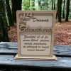 Cadou 8 Martie din lemn pentru educatoare