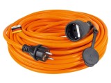 Prelungitor Alimentare AS SCHWABE 3G2,5mm&sup2; 10m PUR Portocaliu 16A 59210