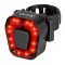 Stop bicicleta cu LED-uri Vayox VA0048, clemă de montare spate, &icirc;ncărcare USB, 100 lumeni, roșu