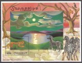 SOMALIA 1998 FAUNA FELINE ( colita dantelata ) MNH