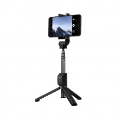 Selfie Stick de Buzunar 2 in 1 Huawei Honor AF15 cu functie Tripod, Conexiune Wireless, Extensie 66 cm, Negru foto