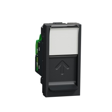 Priza RJ45 CAT6A FTP 1M Schneider Noua Unica antracit NU344854
