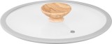 Capac din sticla MagicHome Harmony 24 cm cu margine din silicon