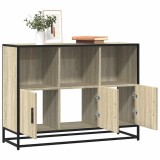 VidaXL Servantă, stejar sonoma, 100x35x76 cm, lemn prelucrat