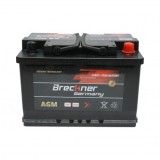 Baterie auto AGM start-stop 12V/70Ah, 700A la pornire 275x175x195mm Breckner Germany