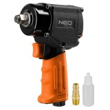 Pistol pneumatic cu impact 1/2, 680 Nm, compact, profesional NEO Tools