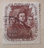 Cumpara ieftin Romania 1953 Lp 344 Congresul mondial al femeilor stampilat
