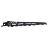 Lama universala pentru fierastrau sabie 150 mm, 6 TPI, Raider
