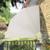 VidaXL Copertină laterală pliabilă de balcon, crem, 210x210 cm 41576
