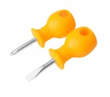 Set Surubelnite Tolsen 2 buc: PH2x38mm, 6.5x38mm, Varf Magnetic, Ergonomic, Anti-alunecare