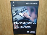 MANAGEMENTUL VANZARILOR-BILL DONALDSON