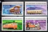 Ghana 1978 trenuri locomotive transporturi serie 4v nestampilata