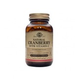 Solgar Natural Cranberry cu Vitamina C 60 Capsule Vegetale