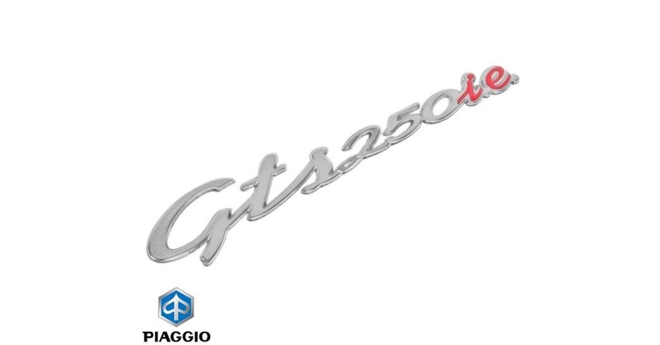 Original Seitenschrift Schild Für Piaggio Vespa GTS 250 Ie
