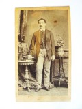 Rara! Fotografie pe carton 105 x 62 mm Carol Popp de Szathmari-Bucuresci circa 1880