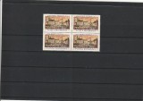 ROMANIA 1974 LP 864 EXPOZITIA FILATELICA BLOC DE 4 TIMBRE MNH NESTAMPILAT