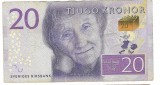 Bancnota 20 kronor 2014 - Suedia