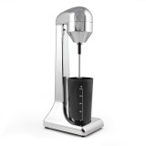 Mixer Frappe Rosberg Premium RP51163D, 100W, 2 viteze, Agitator metalic, Chrome