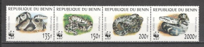 Benin.1999 Protejarea naturii:Serpi-streif SB.10