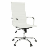Cumpara ieftin Scaun de birou alb Azure 63x54.5x114 cm