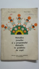 Metodica jocurilor si a programului distractiv in gradinita de copii (1977) foto