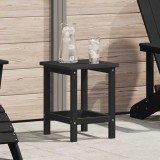 Masa laterală Adirondack Neagră 38x38x45 cm HDPE