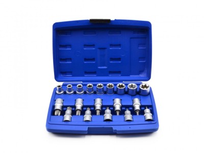Set tubulare torx 1/2&amp;quot; 19 piese, GEKO G13565 foto