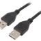 Cablu USB 2.0 A-A 1.8m Negru