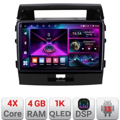 Navigatie Toyota LandCruiser 2008-2015 A-381 4+64 InCell Display 1K Android Waze USBNavigatie Internet Youtube Radio V1 CarStore Technology