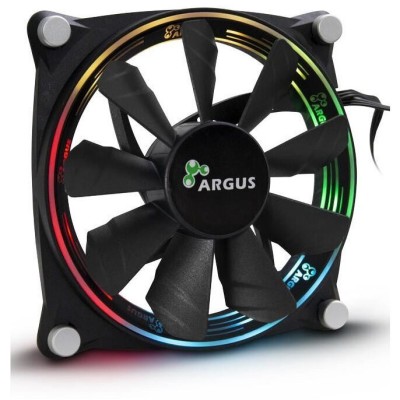Ventilator Inter-Tech Argus Valo 1205 120mm iluminare RGB foto