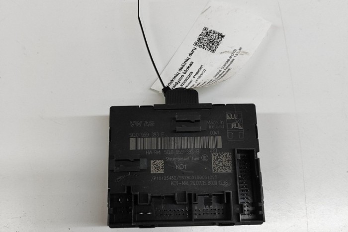 Modul de control ușă dreapta față SKODA SUPERB III 3V3 2016 OEM: 5Q0959393E,5Q0959393B 29502259