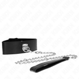 KINK - BASIC MODEL COLLAR WITH LEASH 65 CM MODEL 0, KINK COLLAR &amp; GAG