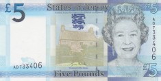 Banncota Jersey 5 Pounds (2010) - P33 UNC