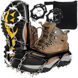 Crampoane Anti-Alunecare Trizand XL (44-47) - Ghete iarna, Drumetii, Alpinism, 19 Dinti Metalici