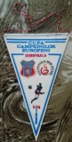 D9 - Fanion - fotbal - Steaua Bucuresti - Galatasaray spor Klubu - 5 apr 1989, De club